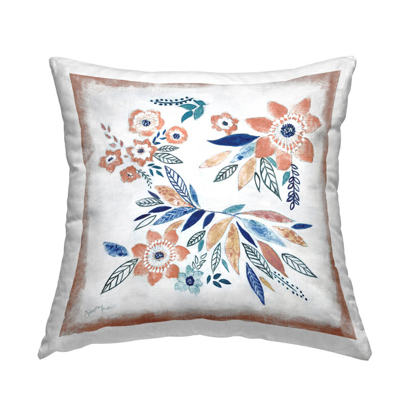 Polyester Throw Square Pillow Cover & Insert