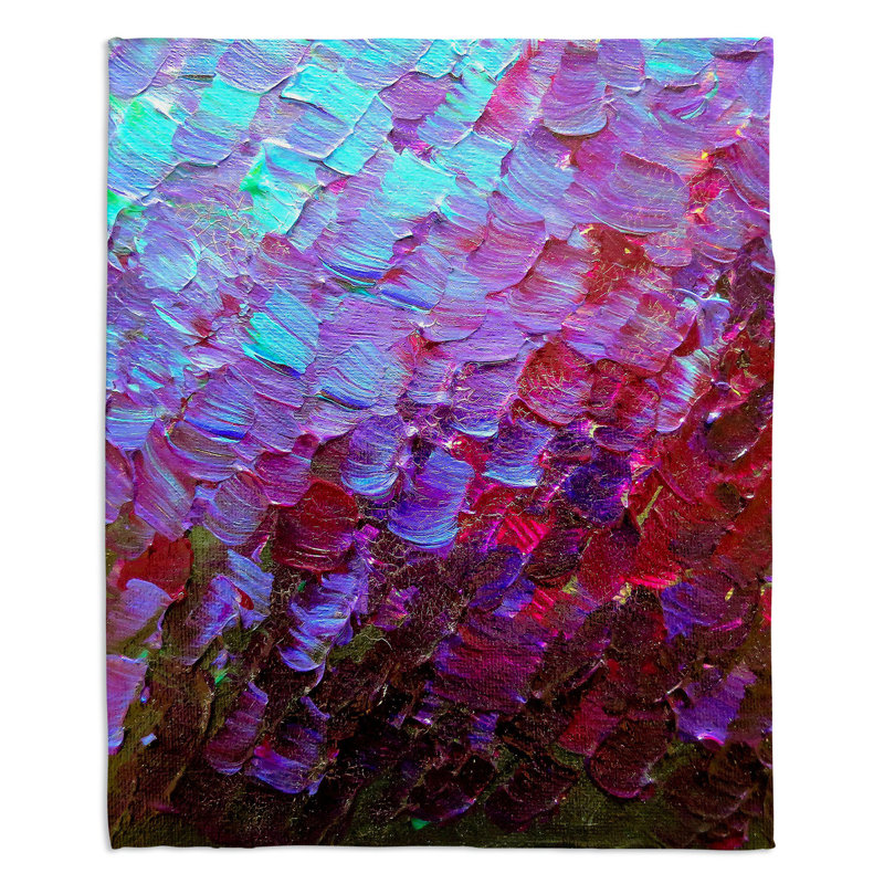 Couverture en sherpas douces à l’échelle de poisson, l 51 po x L 60 po