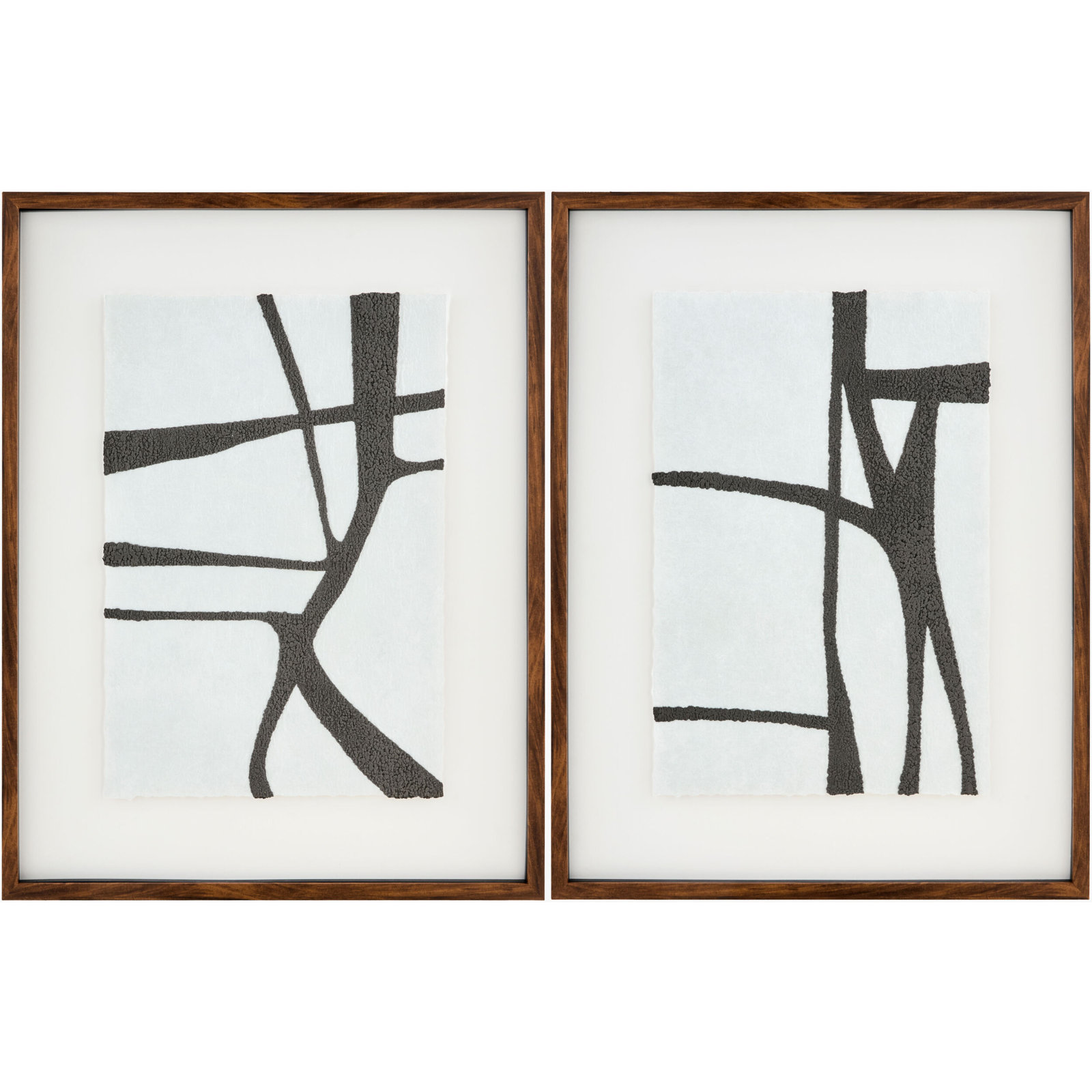 Arielis Wall Art Set, Dark Brown