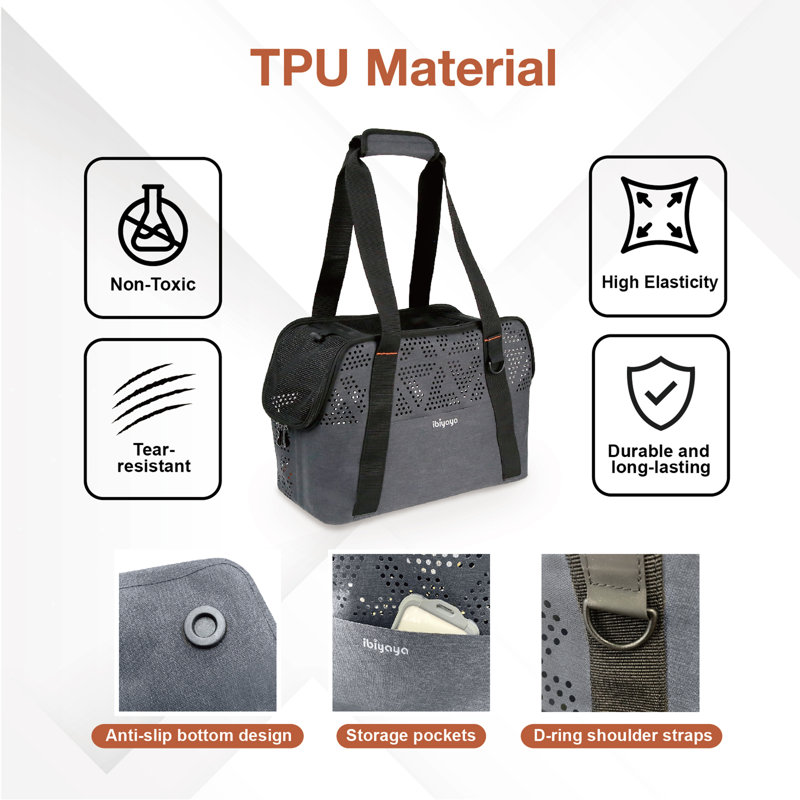 Sac fourre-tout en fourrure Breezy Wanderer (L), H 10 po x l 7,5 po x P 15 po