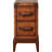 Austun Dudash Old World Map End Table with Storage