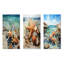 Étoile de mer tropicale plage Serenade I - ensemble de 3 décorations murales tropicales côtières-1702247973-1702247971