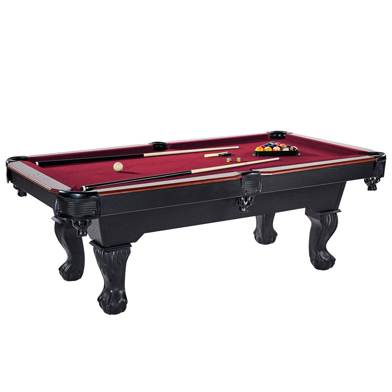 Lancaster Gaming 89'' L Pool Table, Red