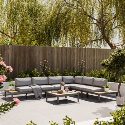 FSC1 ASPEN 6 Seat Modular Set 1 Coffee table, 2x End Pieces, 1x Corner Piece, 1x Middle Chairs