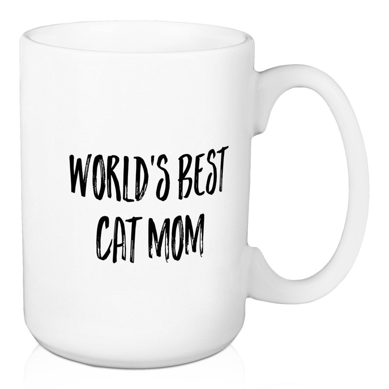 Grande tasse à café pour chat de word Duckett
