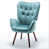 Blue Gray Polyester