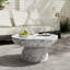 Table basse en faux marbre