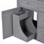 Meuble-lavabo de salle de bain de 30 po sans lavabo supérieur, armoire de rangement moderne avec 2 tiroirs et un tiroir rabattable (BASSIN INCLUS)