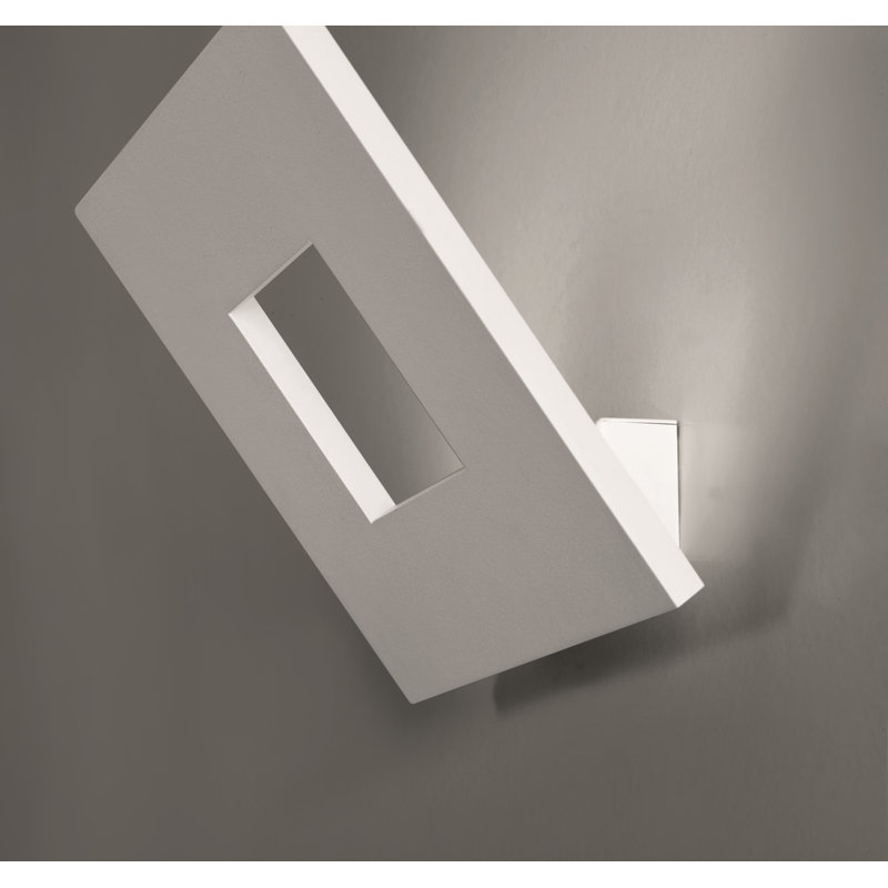 LED Armed Sconce, White