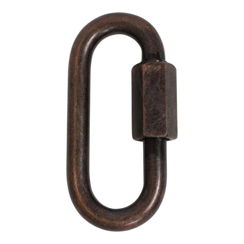Verrouillage à vis fileté (2 pièces), H 2,56 po x l 1,22 po x P 0,28 po, Laiton