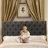 Winston Porter Fabric Upholstered Bed Frame with Adjustable Headboard-1021784452-1037224320