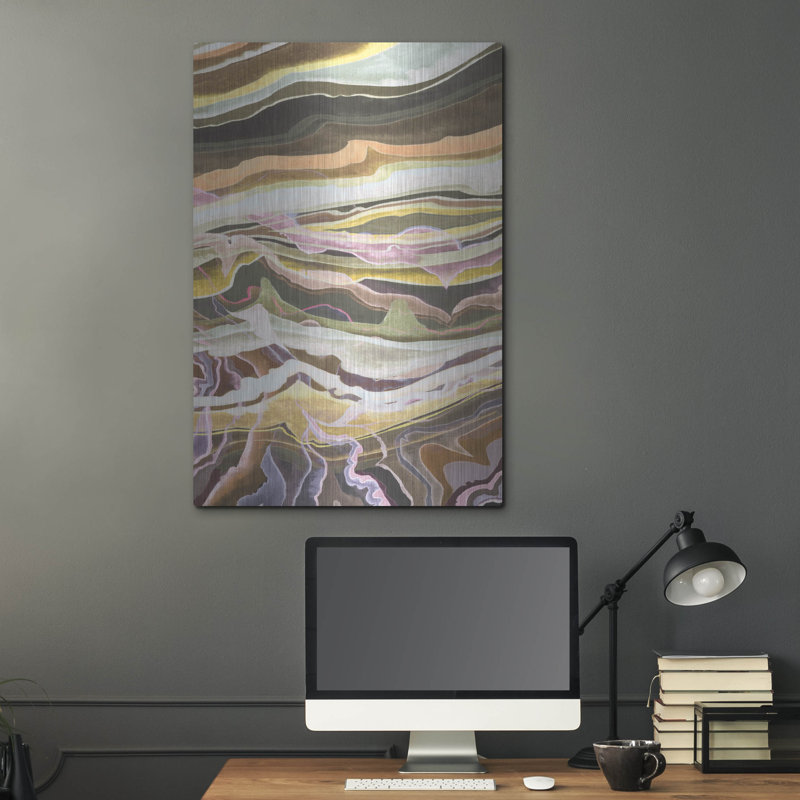 «Warm Minerals I» par Grace Popp, H 36 po x l 24 po