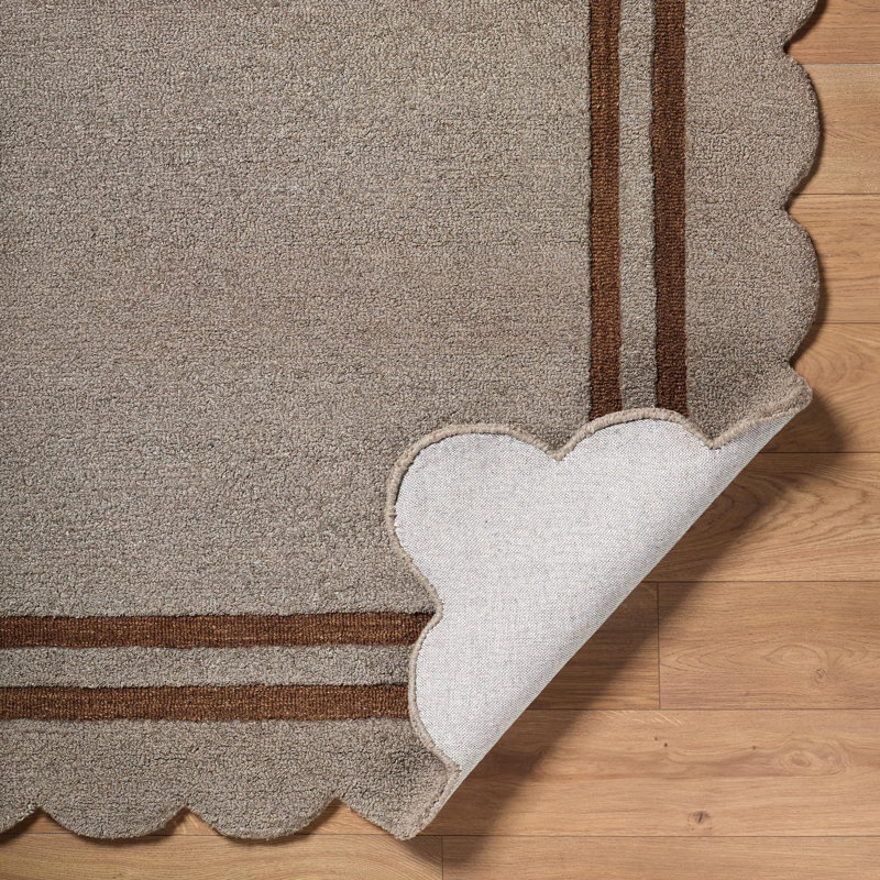Tapis touffeté à la main Orville, Tapis de couloir 2 pi 6 po x 8 pi