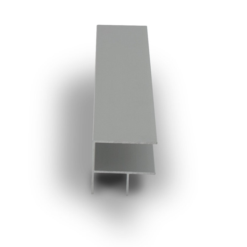 Caniveau de coin en aluminium satiné anodisé transparent à 3 degrés de 90 ° à 2 voies Outwater Outwater