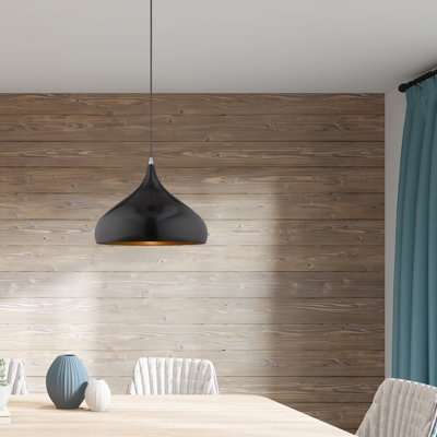 Luminaire suspendu en forme de goutte à 1 lumière Hutchcraft