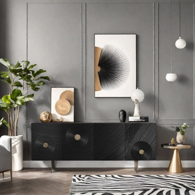 American Style Light Luxury Modern Sideboard
