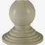 Table d'appoint blanc antique avec base piédestal