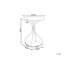 Cepero Round Iron Outdoor Bistro Table - 60 cm W 60 cm D