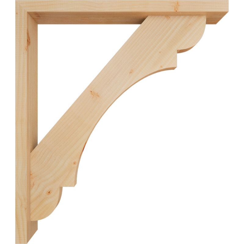 Support de bloc olympique avec entretoise décalée, 32 x 28, Sapin Douglas de l 3 1/2 (lisse)