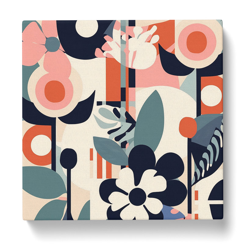 Floral Bauhaus - No Frame Print