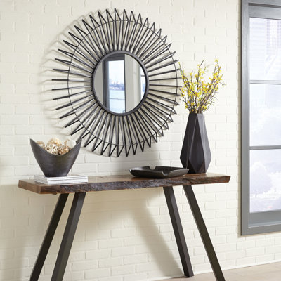 Sprayberry Metal Round Mirror