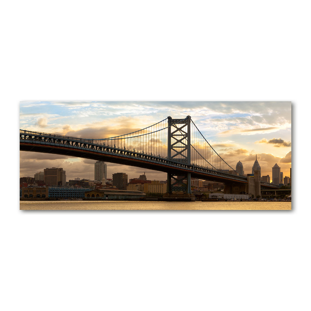 Philadelphia Bridge - Ungerahmte Kunstdrucke auf Leinwand