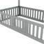Lit simple en bois avec clôture et porte, gris-591601321-591601326
