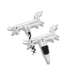 Dachshund Bottle Stopper & Corkscrew Set