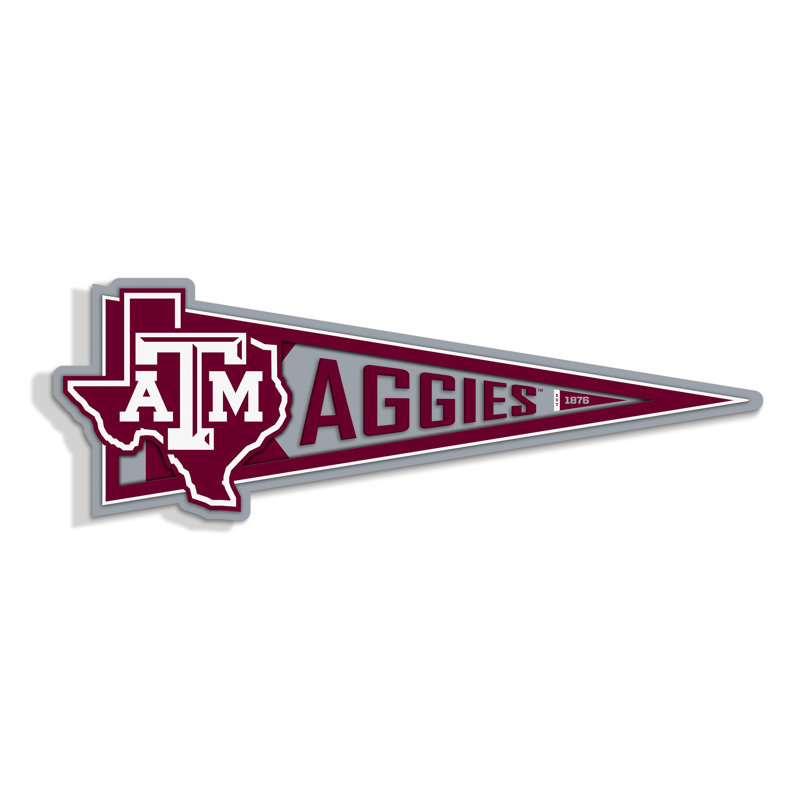NCAA Texas A&M Aggies Pennant Sign
