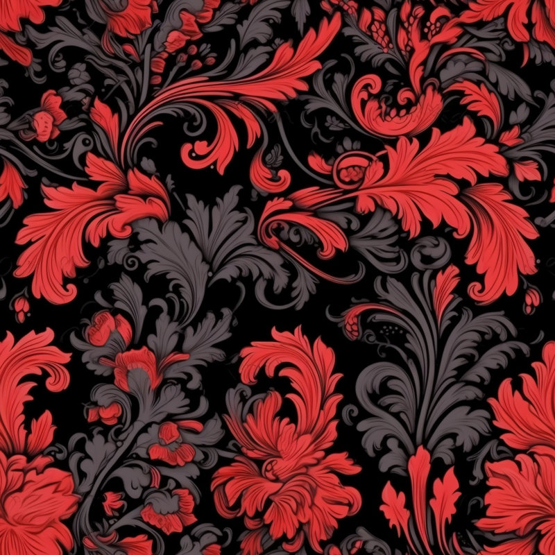Rideau de douche baroque - Décoration de salle de bain, H 93 po x l 70 po