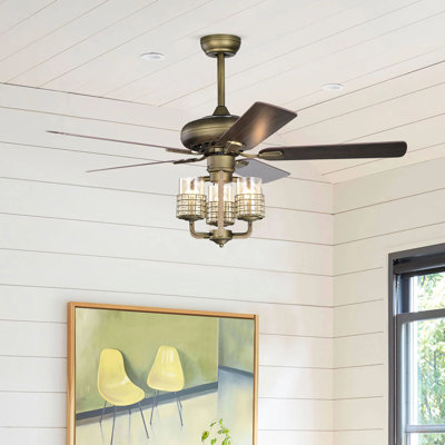 Inniston 52'' Ceiling Fan with LED Lights