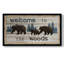 «Bears Welcome», reproduction d'un seul cadre photo sur toile-1966689141