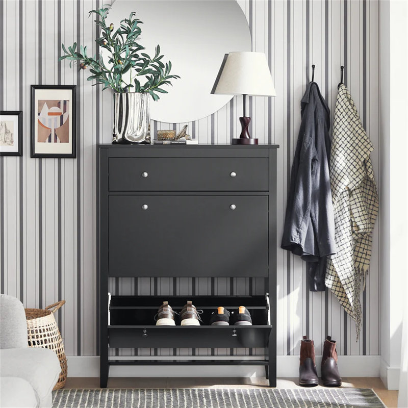 10 Pair Shoe Storage Cabinet