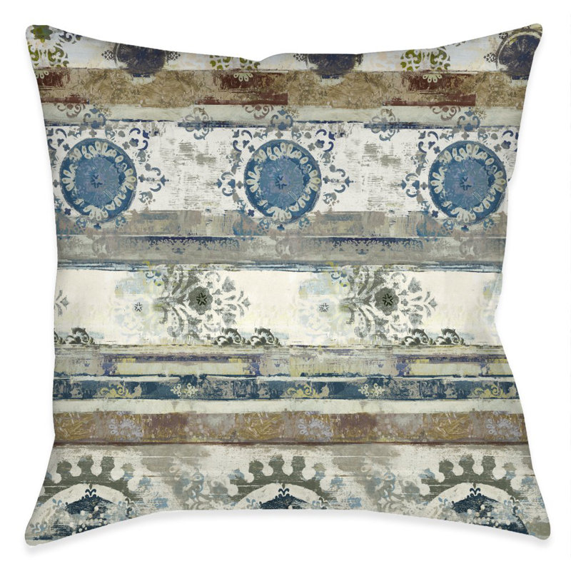 Antique Boho Throw Pillow