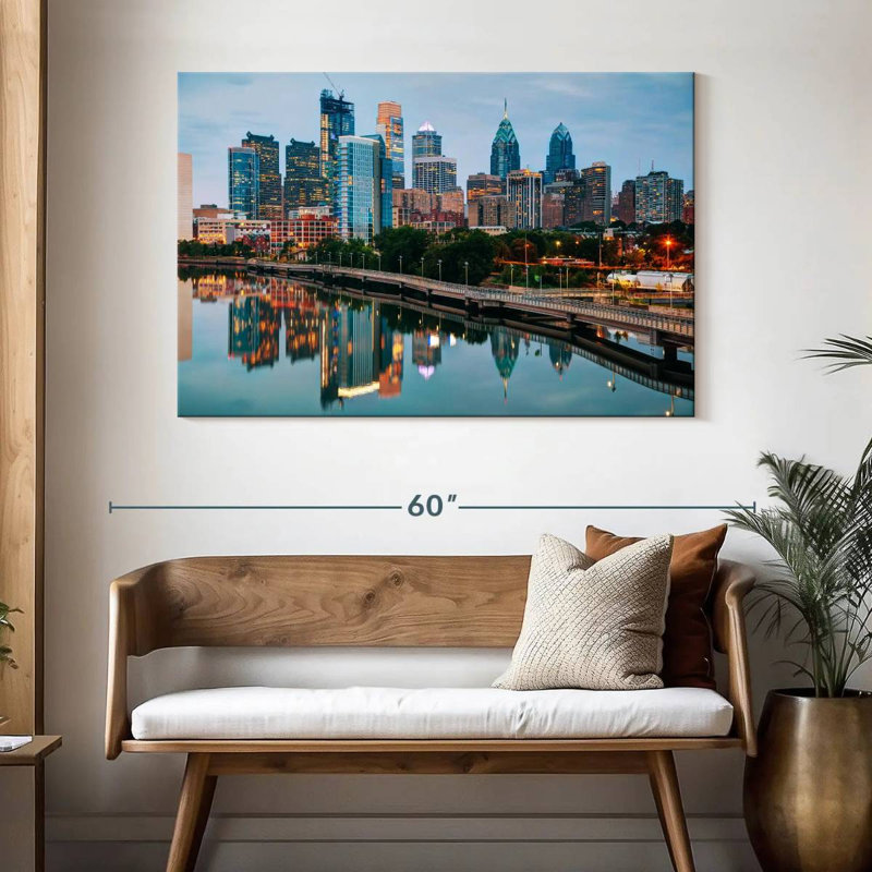 Ravi Philadelphia Riverbank, H 32 po x l 48 po