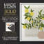Affiche Amalfi Lemon, reproduction encadrée - bois massif-1659006322-1659006328