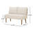 Nalaya Polyester Upholstered Bench-126305432