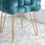 Repose-pieds cocktail capitonné en velours 15 po Fleming-1659382020
