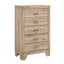 Commode 5 tiroirs en bois Mel-319269270