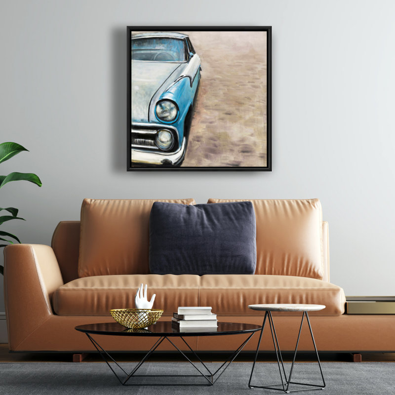 «Old Classic Car» sur toile, H 24 po x l 24 po