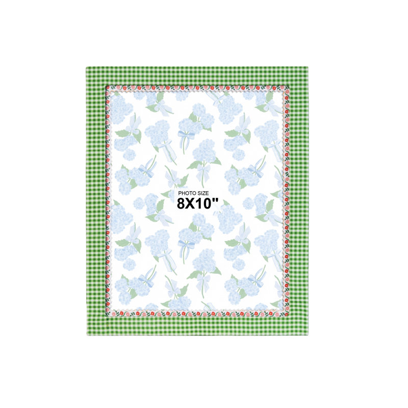 Cadre coloré pour mur, Vert, 8 po x 10 po