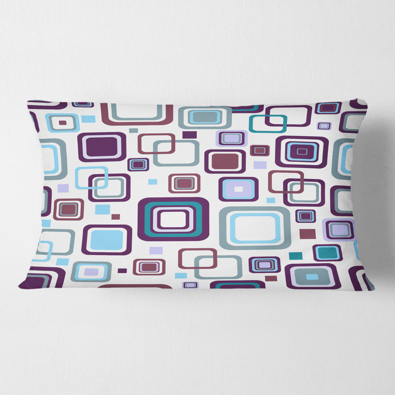 Coussin décoratif rétro Mid-Century