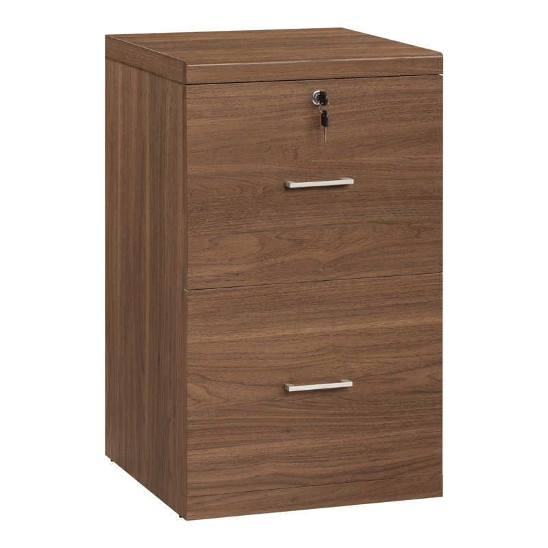 17'' Wide 2 -Drawer File Cabinet, Majestic Walnut