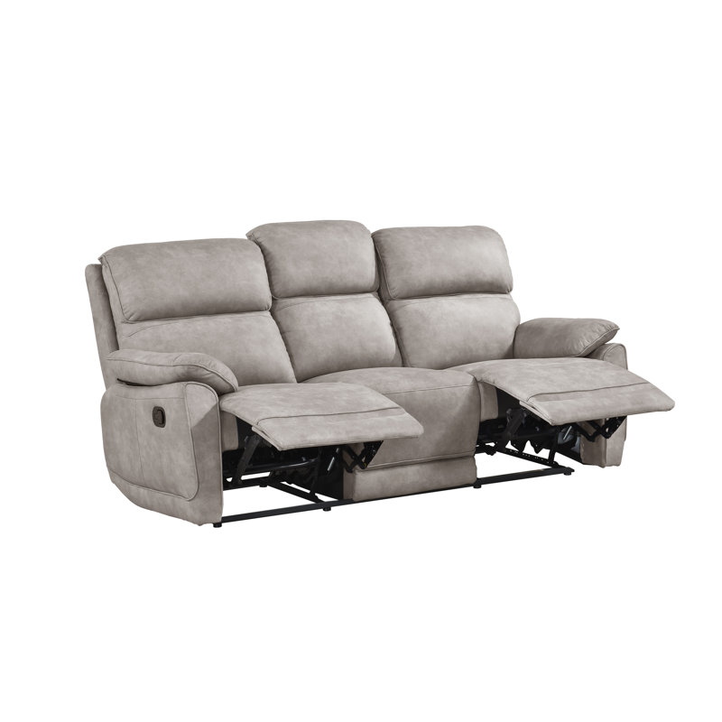 Canapé double inclinable, taupe, L 79 po
