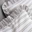 Frill Stripe 200 Thread Count Cotton Duvet Cover Set-782779985-782779986