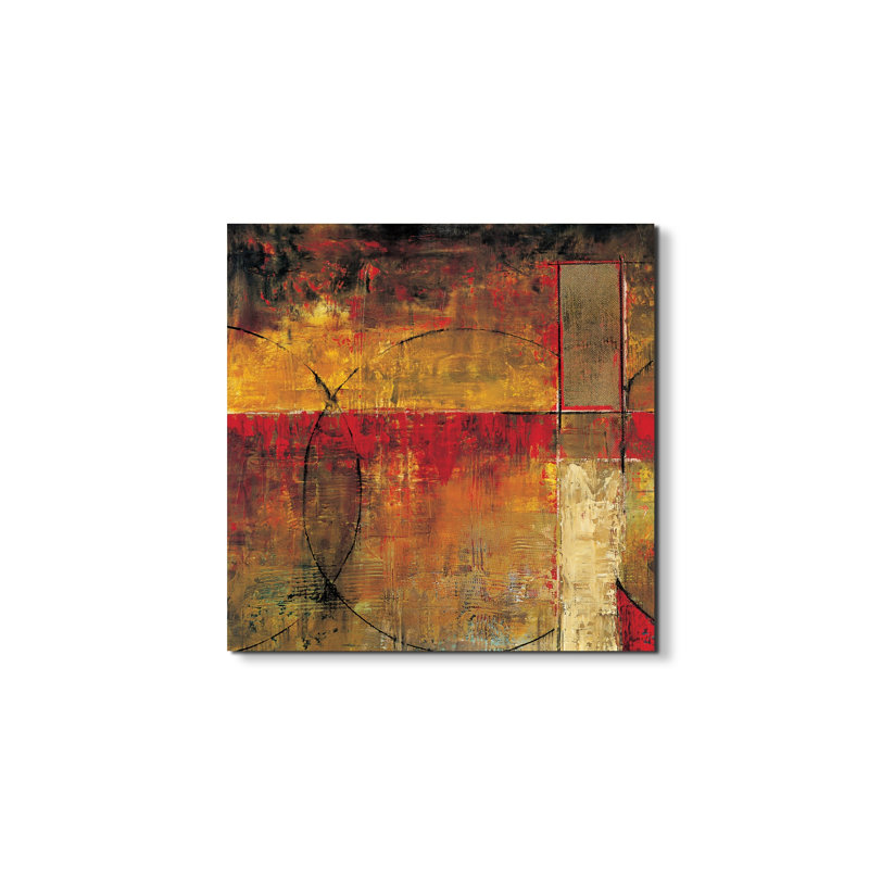 Abstract Decision by Art Studio 58x58 Cm Frameless Panel Lightweight Ready to Hang, EarthArt Plain