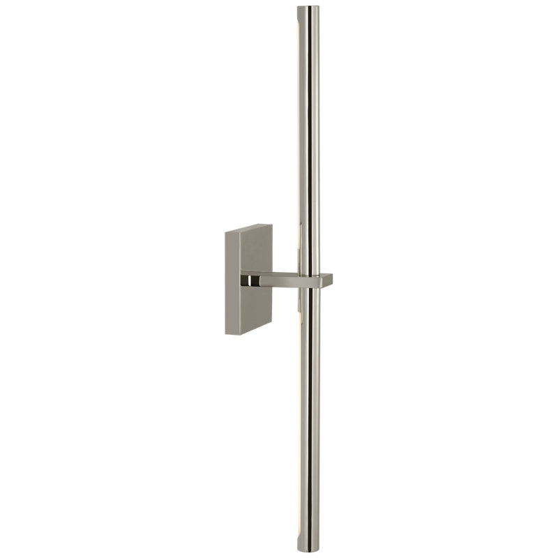 Axis 2 - Light LED Armed Sconce, Polished Nickel