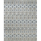 Contemporary Hand Knotted Wool Geometric Area Rug