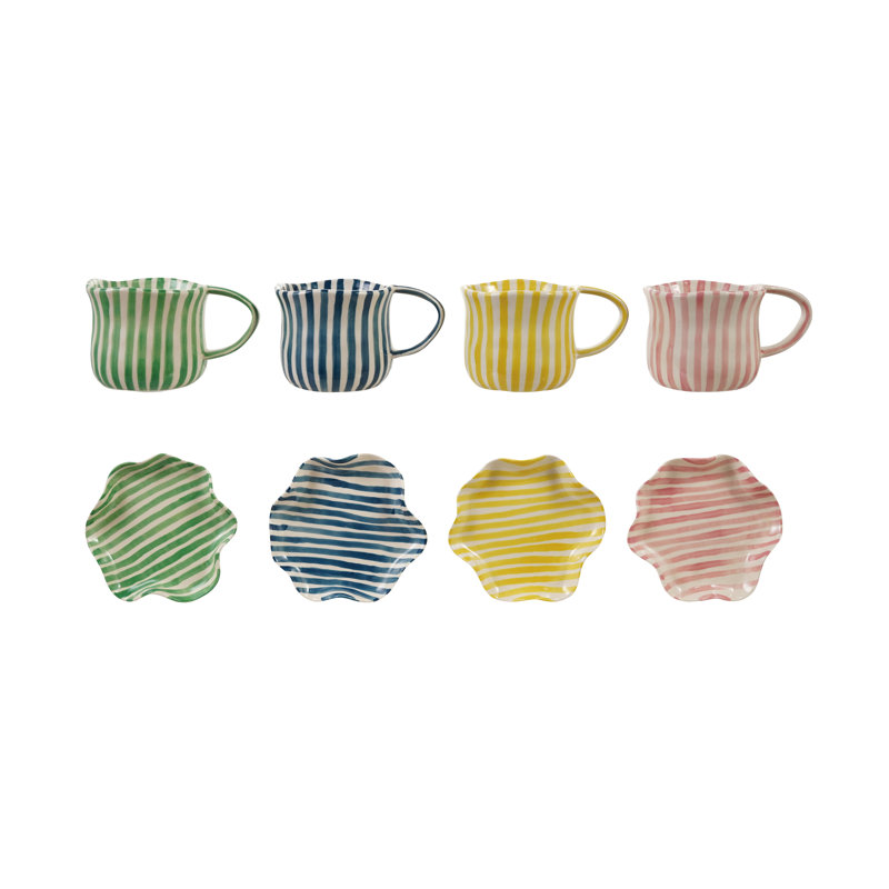 Ensemble de soucoupes à volants Artisan