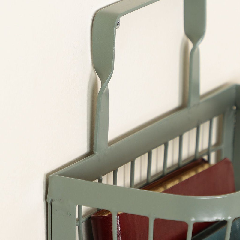 Farah Metal Magazine Rack, Green